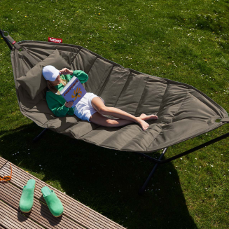  Fatboy Headdemock Taupe hammock with stand black - 7