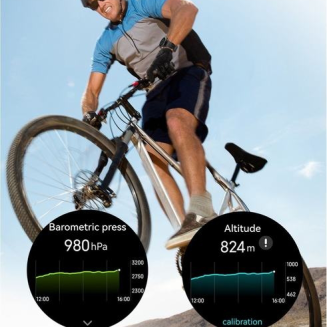 Smartwatch Męski GRAVITY GPS GT24-1 Czarny Pasek Silikonowy + Granatowy Pasek Silikonowy - 19