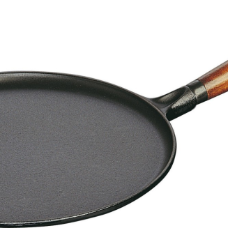  Staub pancake pan with wooden handle - 28 cm, Black - 2