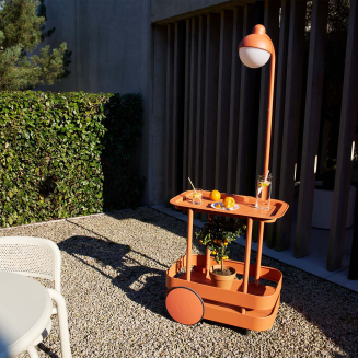 Fatboy Jolly Trolley Dark Sage bar table - 6