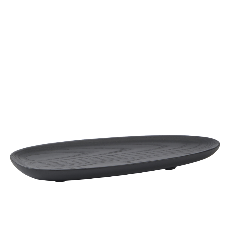  Aquanova Cole Black wooden tray 30x13 cm