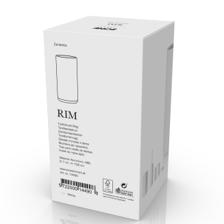 Kubek łazienkowy Zone Denmark Rim White - 3