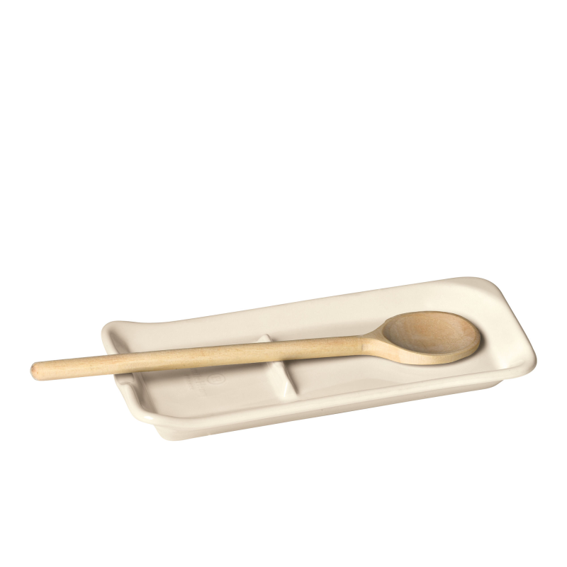  Emile Henry kitchen spoon stand, cream