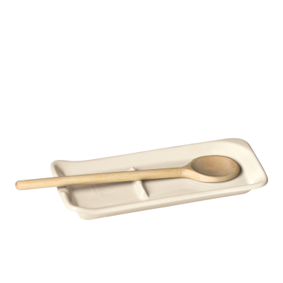  Emile Henry kitchen spoon stand, cream