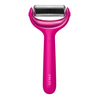 Roller do mezoterapii igłowej twarzy i ciała 9w1 Geske z Aplikacja (magenta) - 4