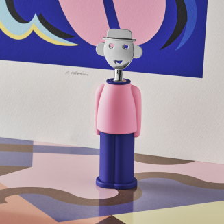 Alessi Alessandro M. corkscrew pink and blue - 2