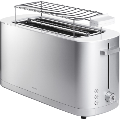  Zwilling Enfinigy silver 4-slice toaster with grid