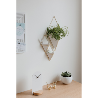  Umbra Trigg White-Brass Large wall flowerpot - 13