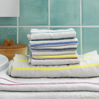  Lapuan Kankurit USVA linen-yellow towel 70x130 cm - 3