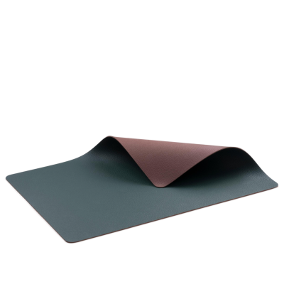 Bitz Pine green/Dark brown placemats 4 pcs.