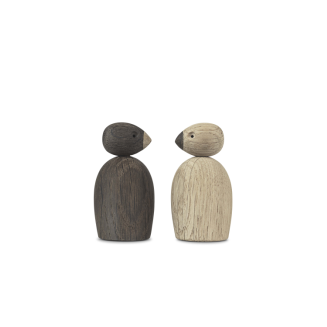  Kay Bojesen Sparrows wooden figurines - 2 pieces - 2