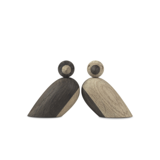  Kay Bojesen Sparrows wooden figurines - 2 pieces - 3