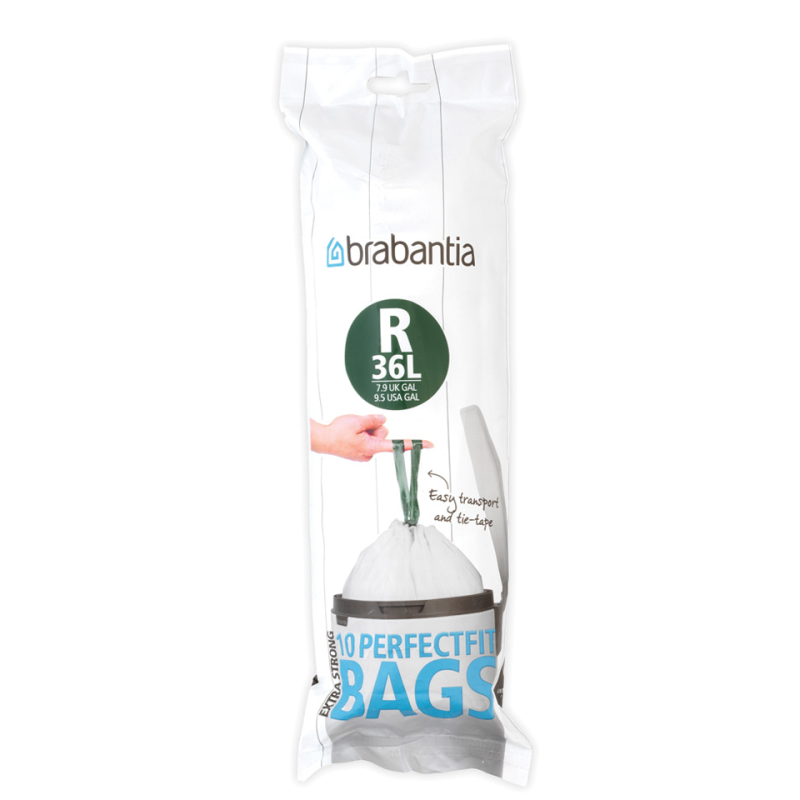  Brabantia PerfectFit Bags garbage bags, size R 36l, 10 pcs