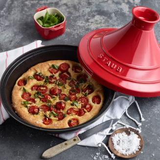  Tagine dish Staub 28 cm red and black - 2