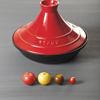  Tagine dish Staub 28 cm red and black - 3
