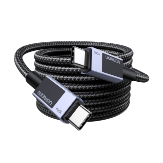 Kabel USB-C do USB-C Ugreen L512, Power Delivery, 5A, 1m, 480Mbps (gwiezdna szarość) - 3