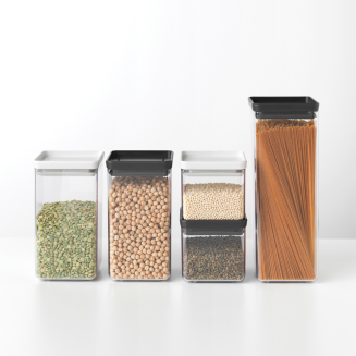 Brabantia Tasty+ Dark Gray kitchen container 2.5l - 4