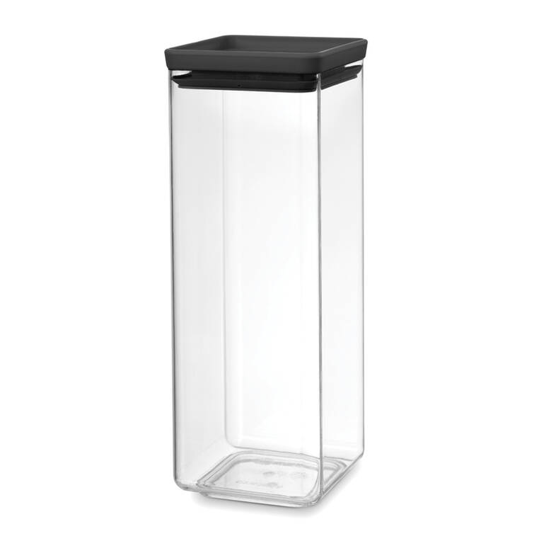 Brabantia Tasty+ Dark Gray kitchen container 2.5l