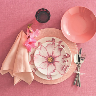  Dinner service for 6 people Rose&Tulipani Cosmea - 3