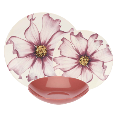  Dinner service for 6 people Rose&Tulipani Cosmea