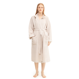  Lapuan Kankurit Terva white-linen bathrobe L - 2