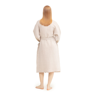  Lapuan Kankurit Terva white-linen bathrobe L - 3