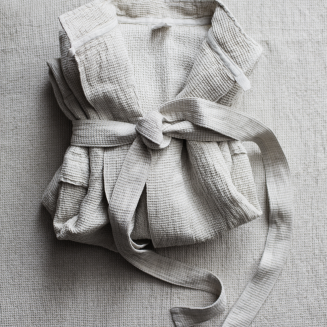  Lapuan Kankurit Terva white-linen bathrobe L - 7