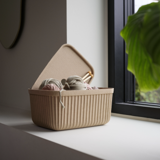  Set of 2 Zone Denmark Pulp Black boxes 32x23x15 cm - 3