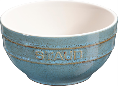  Staub round bowl - 14 cm, antique turquoise