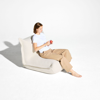 Fotel Fatboy The BonBaron Slim Boucle Creme 120x120x75 cm - 8