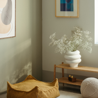  Wigiwama Square Ottoman Maple Children's Pouf - 4