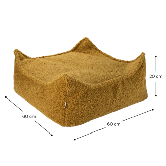  Wigiwama Square Ottoman Maple Children's Pouf - 2