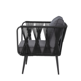  Bloomingville Pavone Black garden chair - 7