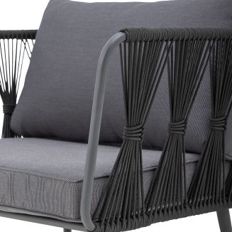  Bloomingville Pavone Black garden chair - 6