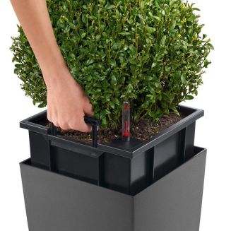  Lechuza Cubico Premium 22 flowerpot | 30 | 40 | 50 white gloss - 3