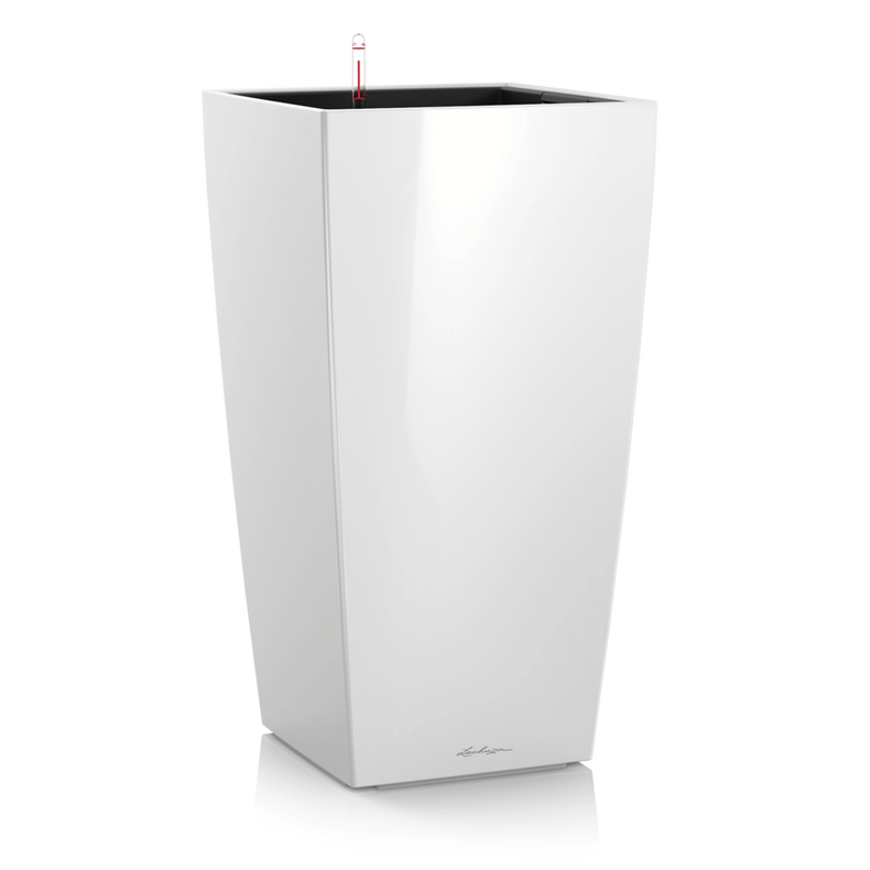  Lechuza Cubico Premium 22 flowerpot | 30 | 40 | 50 white gloss