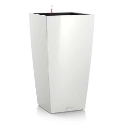  Lechuza Cubico Premium 22 flowerpot | 30 | 40 | 50 white gloss
