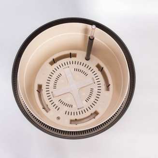 PLASTIA BERBERIS Donica samonawadniająca okrągła 46 cm szary - 5