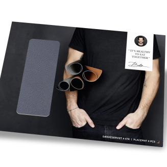 Bitz Royal blue/Sand placemats 4 pcs. - 4