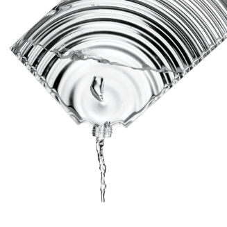  Guzzini Ripples 0.5 l transparent flat bottle - 2