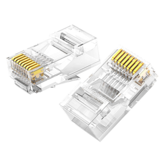 Wtyczka RJ45 Cat 6 UGREEN 50961, 10-pak (przezroczysta) - 2