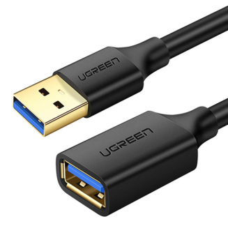 Kabel UGREEN US129 USB-A 3.0 przedłużacz 3m (czarny) - 2