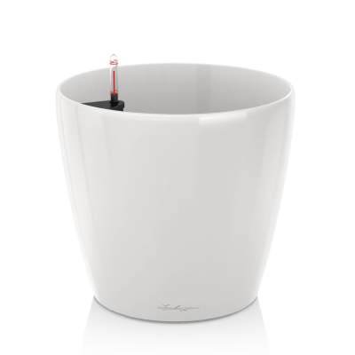Lechuza Classico Premium 60 flowerpot | 70 white gloss