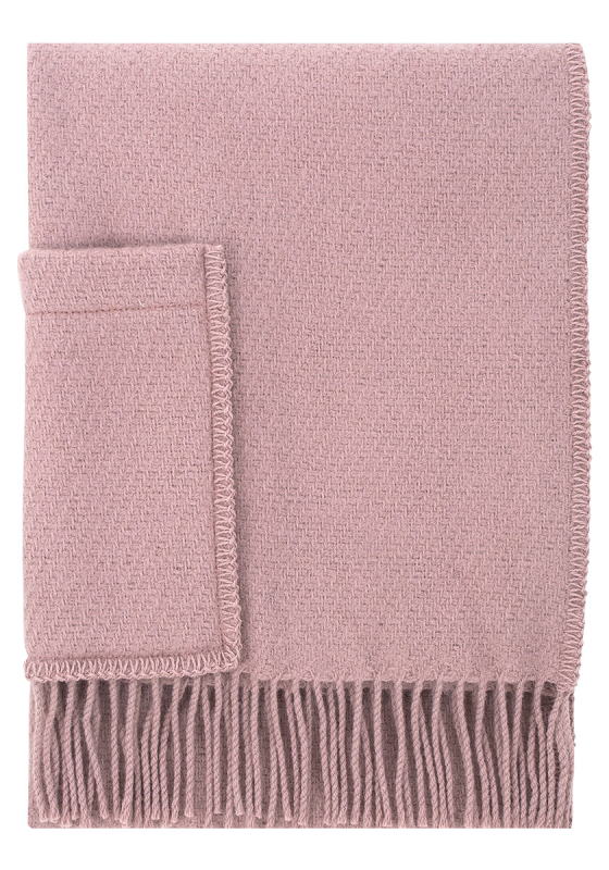  Lapuan Kankurit UNI scarf with pockets dusty rose 60x170 cm