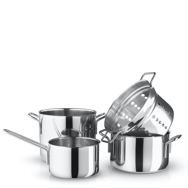 Set of 4 pots Eva Solo Stainless steel