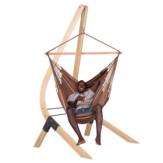  La Siesta Habana chocolate kingsize hammock chair - 10