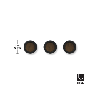  Umbra Hub Black-Walnut hangers 3 pcs. - 5