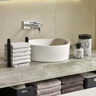  Aquanova Nero Alba guest towel rack - 3