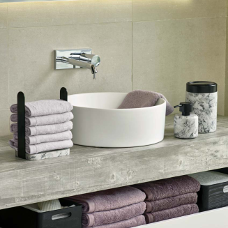  Aquanova Nero Alba guest towel rack - 2