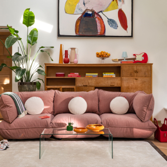 Sofa narożna Fatboy Sumo Corner Sofa Left Cord Soft Pink - 10